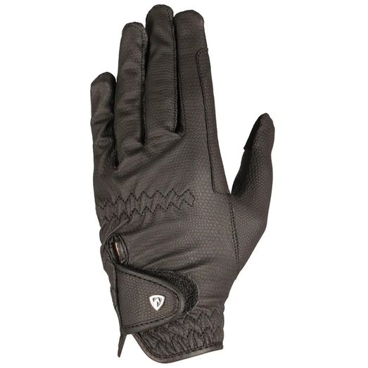Hy Equestrian Cottenham Elite Riding Gloves - Black