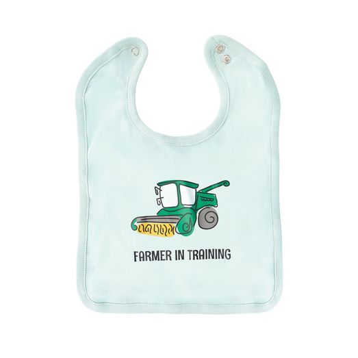 Hy Equestrian Mini Tots Baby Bib - Farmer In Training - One Size