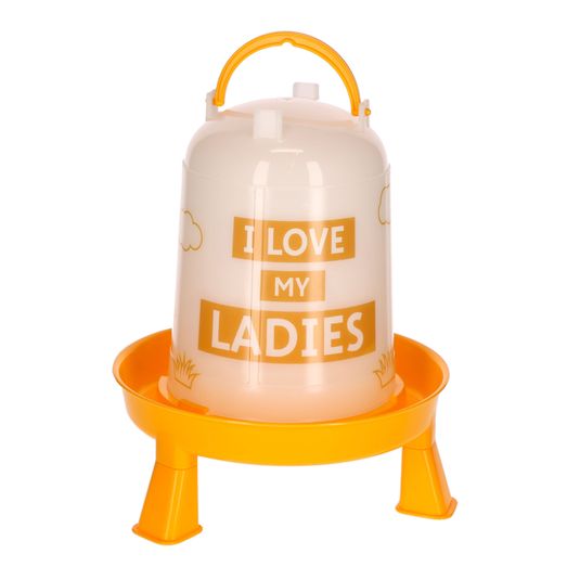 Plastic Poultry Drinker with Motif Ladies