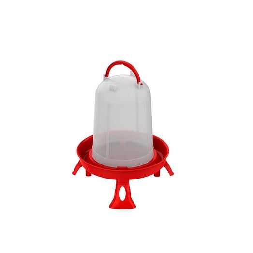 Poultry Drinker Eco With Legs Red