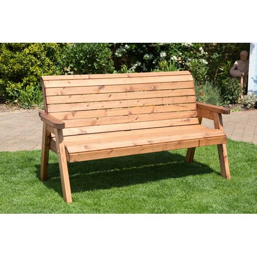 Charles Taylor Wooden Three Seater Bench