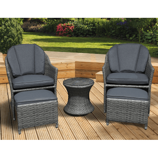 Pagoda Corfu Rattan Companion Set