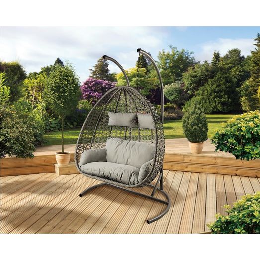 Pagoda Double Hanging Egg Chair
