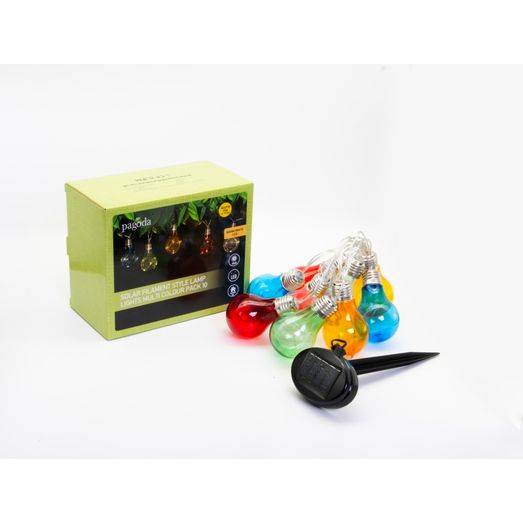 Pagoda Solar Filament Style Lights