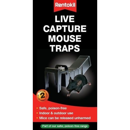 Rentokil Live Capture Mouse Traps