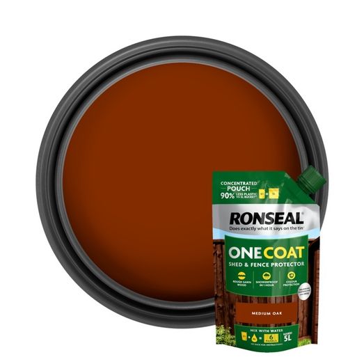 Ronseal One Coat Shed &amp; Fence Refill Pouch 950ml