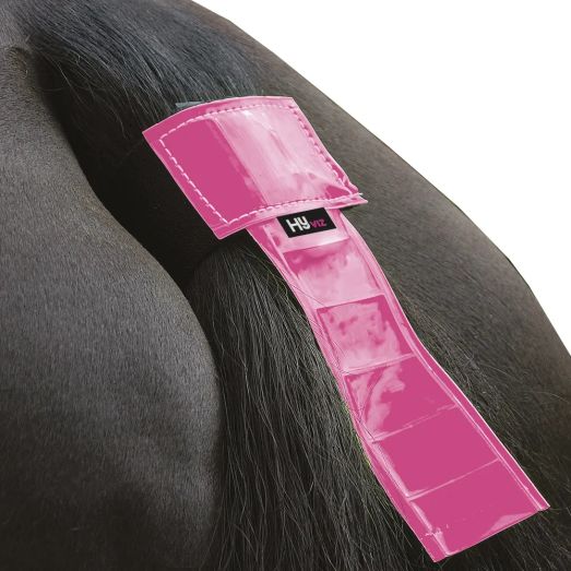 Reflector Tail Band by Hy Equestrian - Pink