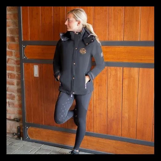 Supreme Products Active Show Rider Waterproof Jacket - Black/Gold