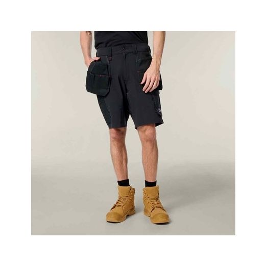 Hard Yakka Toughmaxx Lite Holster Pocket Short (Black)