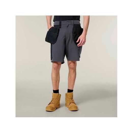 Hard Yakka Toughmaxx Lite Holster Pocket Short (Grey)