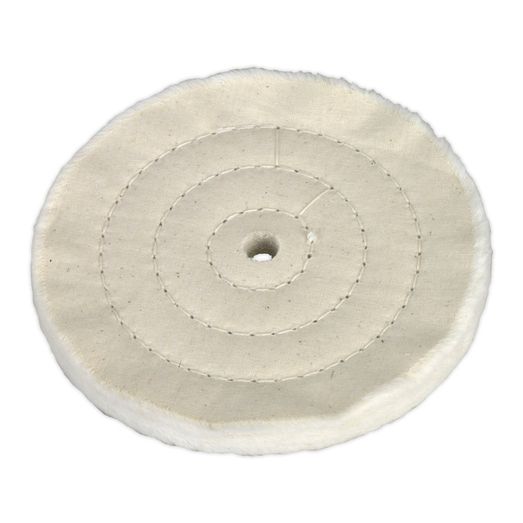 Sealey BG150BW Buffing Wheel &amp;#8709;150 x 13mm 13mm Bore Fine