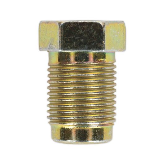 Sealey BN12100PT Brake Pipe Nut M12 x 1mm Part Thread Male Pack of 25