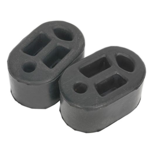 Sealey EX01 Exhaust Mounting Rubbers L70 x D45 x H37 (Pack of 2)