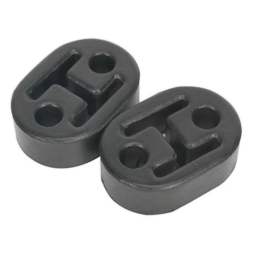 Sealey EX02 Exhaust Mounting Rubbers L60 x D41 x H20 (Pack of 2)