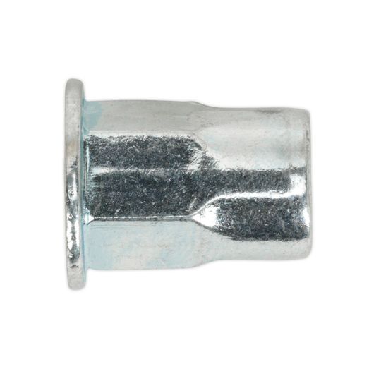 Sealey TIHHM4 Threaded Insert (Rivet Nut) M4 Half Hex Pack of 50