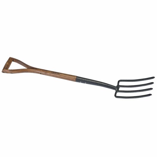 Draper 14304 Carbon Steel Border Fork with Ash Handle