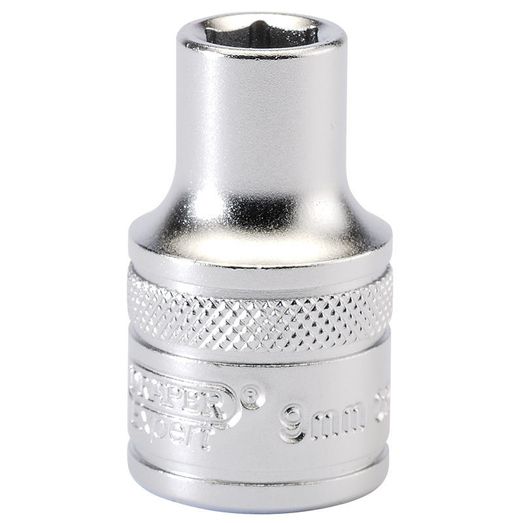 Draper 16597 1/2" Sq. Dr. 6 Point Metric Socket (9mm)