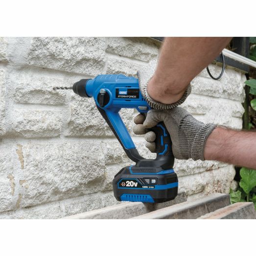 Draper 89512 Storm Force&amp;#174; 20V SDS+ Rotary Hammer Drill - Bare