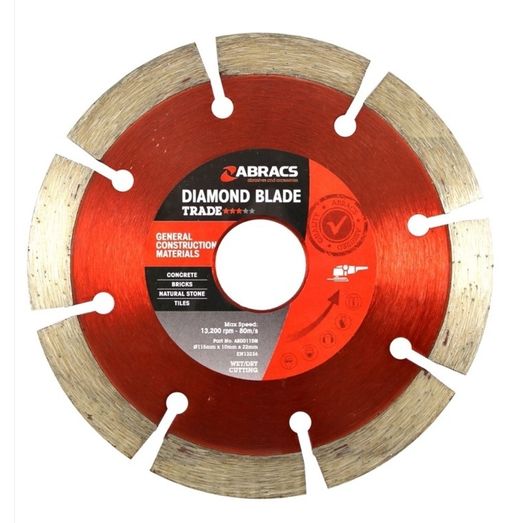Abracs ABDD115M Trade Diamond Blade 115x10x22