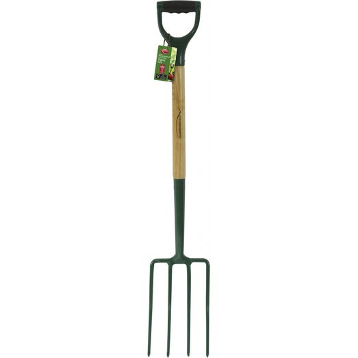 Ambassador AWCS210 Natural Ash Handle Carbon Steel Digging Fork