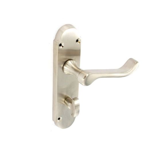 Securit S2732 Brushed Nickel Shaped Bath Handles (1 Pair)