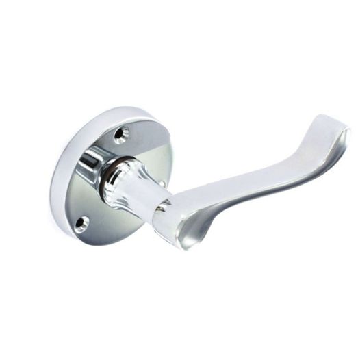 Securit S2925 Chrome Round Latch Handles (Pair)