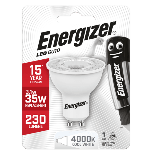 Energizer LED GU10 Cool White 36"