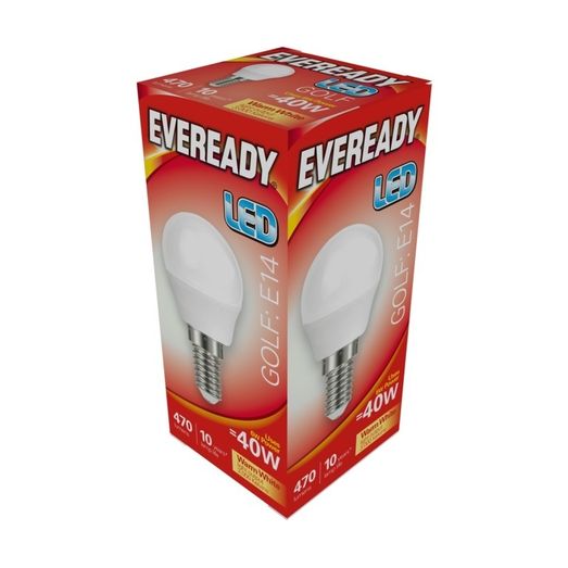 Eveready LED Golf Ball Bulb – Warm White Energy Efficient Light