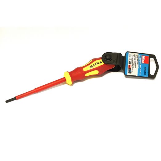 Hilka 100mm x 4mm VDE Screwdriver Insulated