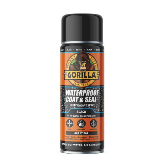 Gorilla Glue 115173 Waterproof Coat &amp; Seal Spray Black