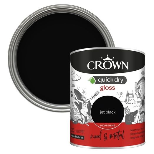 Crown 5096794 Quick Dry Gloss Jet Black
