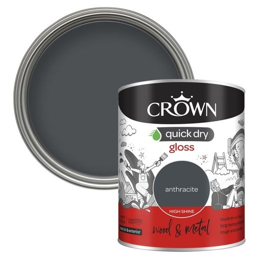 Crown 5097342 Quick Dry Gloss Anthracite