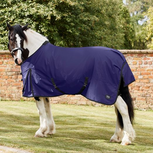 Firefoot Cotton Sheet Summer Sheet Navy/Black