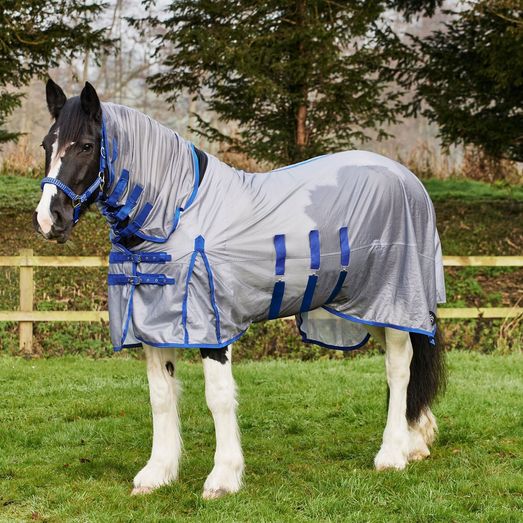 Firefoot Fixed Neck Fly Rug Grey/Blue