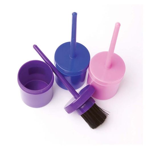 Lincoln Hoof Oil Brush With Container Purple