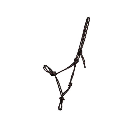 Hy Equestrian Rope Halter Black