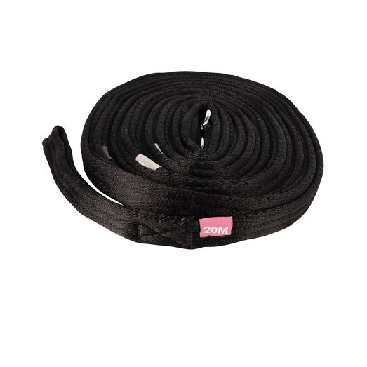 Hy Equestrian Lunge Line with Circle Size Markers - Black