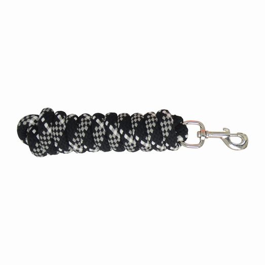 Hy Equestrian Fleck Lead Rope Black/Grey/White