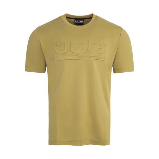 JCB Unisex 3D Embossed T-Shirt Olive