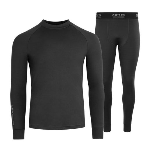 JCB Unisex Base Layer Set Black