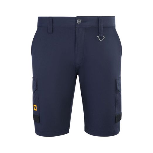 JCB Unisex 4-Way Stretch Shorts Navy