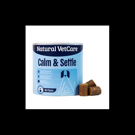 Natural VetCare Calm &amp; Settle Chews - 50 Pack