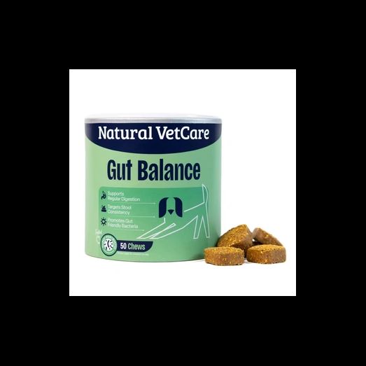 Natural VetCare Gut Balance Chews - 50 Pack