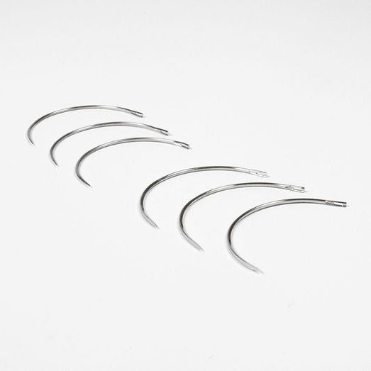 Suture Needles Half Curved - No6
