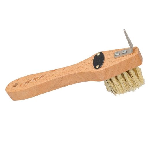 Supreme Products Gleaming Hoof Pick Brush Wood