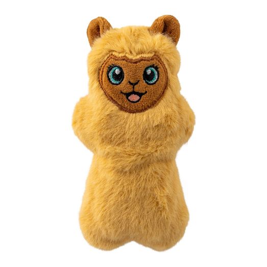 Kong Snuzzles Mini Llama Dog Toy Tan