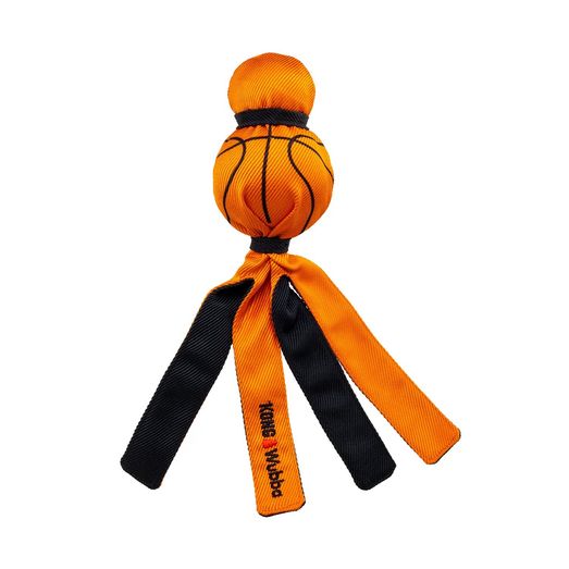 Kong Wubba Sport Basketball Dog Toy Orange