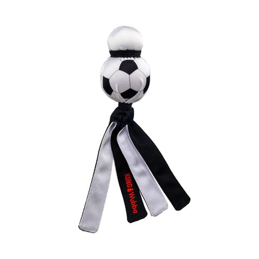Kong Wubba Sport Football Dog Toy Black/White