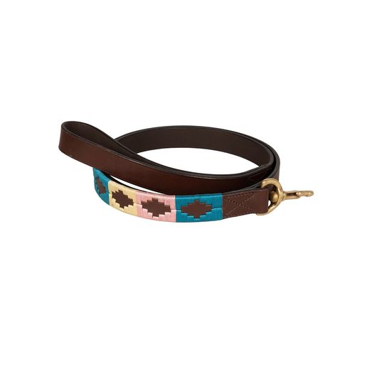 Benji &amp; Flow Sublime Polo Leater Dog Blue/Pink/Vanilla