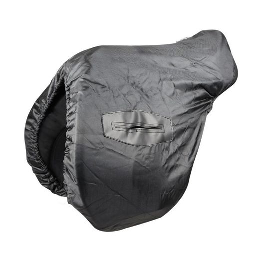 Hy Equestrian Fleece Lined Waterproof Ride On Saddle Cover Black